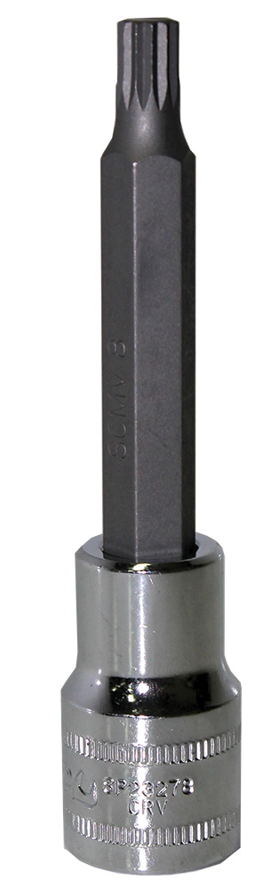 SP SOCKET SPLINE 1/2''DR ( SHORT 55MM) 6MM 